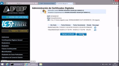 Obtenci N De Certificado Digital En Afip Min Youtube