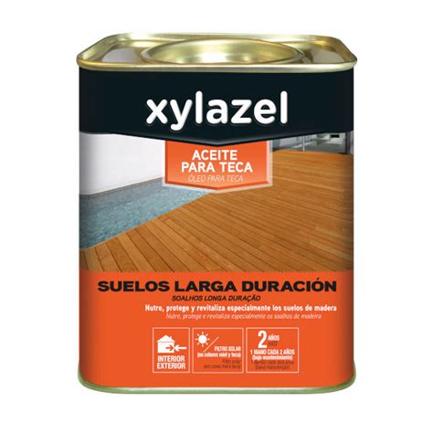 Aceite teca suelos larga duración incoloro xylazel 2 5 l Brico Depôt