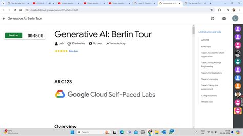 Generative Ai Berlin Tour Lab Solution Qwiklabs Arcade