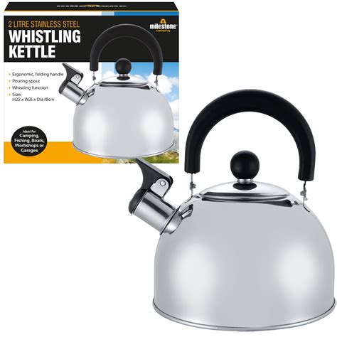 Other Camping Cooking Supplies 2l Stainless Steel Whistling Kettle Hob