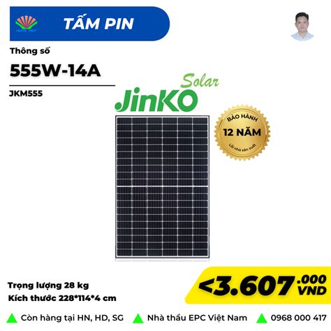 Tấm Pin Jinko 475wp Solar Mono Halfcell Ptype Bảo Hành 12 Năm Jkm475m