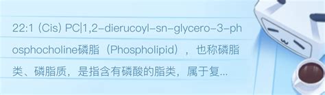 22 1 Cis PC 1 2 dierucoyl sn glycero 3 phosphocholine 哔哩哔哩