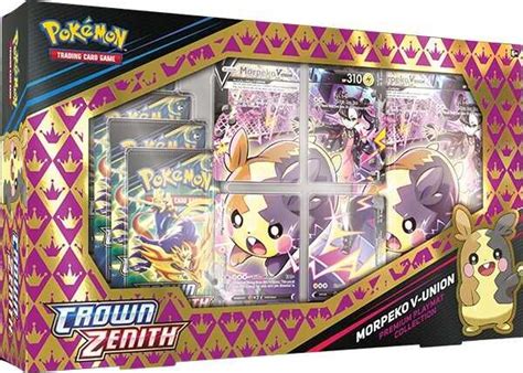 Pokémon Kort Morpeko V Union Box Crown Zenith 13 Dele Se Tilbud