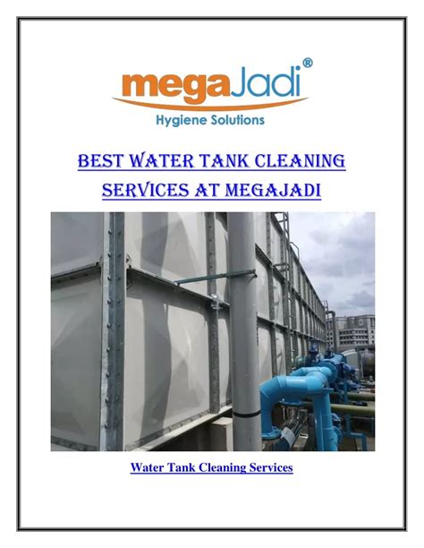 Ppt Water Tank Cleaning Services Powerpoint Presentation Free