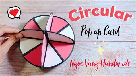 Circular Pop Up Card Thi P Xo Tr N Phi N B N Ngoc Vang