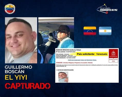 Capturado Guillermo Bosc N Alias El Yiyi En Argentina Uno De Los