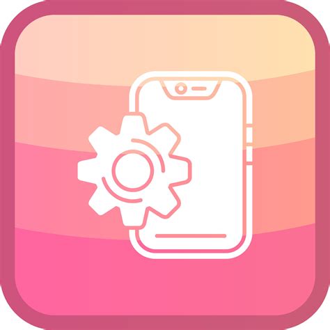 Setting Glyph Squre Colored Icon Vector Art At Vecteezy