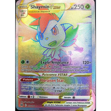 Pok Mon Shaymin V Star Secr Te Rare Eb Epee Et Bouclier