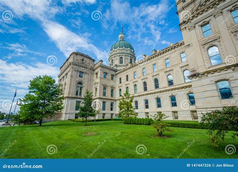 The Indiana State House In Indianapolis Indiana Stock Photo Image Of