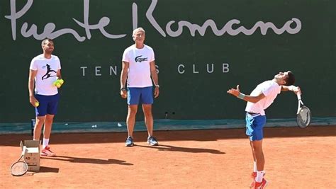 Novak Djokovic Trains In Marbella Again As He Prepares For His Return