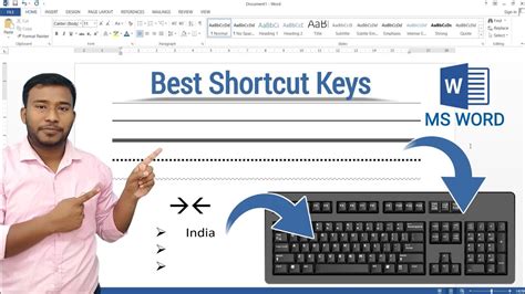 Best Shortcut Keys In Microsoft Word Shortcuts In Ms Word Short Tips And Tricks In Ms Word