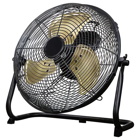 Russell Hobbs Floor And Ground Fan 12 Inch High Velocity Brushed Black