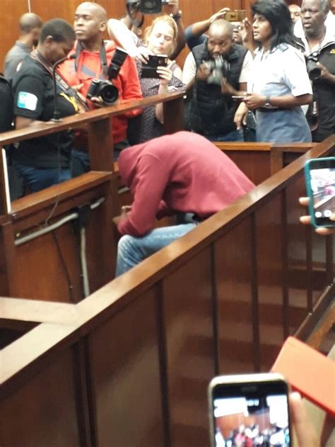 Watch Zolilekhumalo Murder Accused Makes Trigger Signs In Court