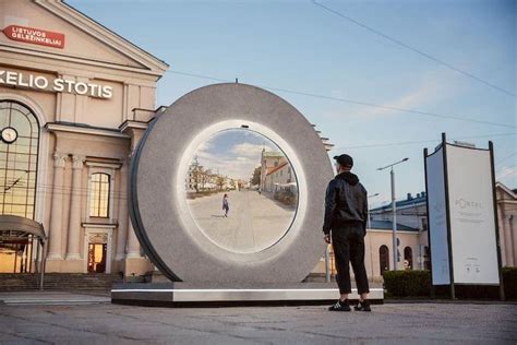 Real Life Portals Connect People More Than 300 Miles Away
