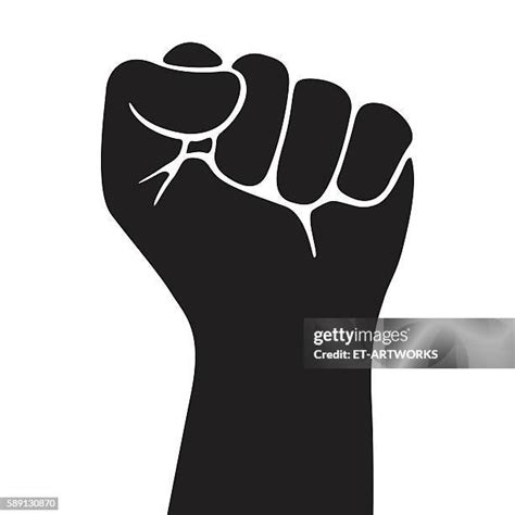 Black Fist Illustration Photos and Premium High Res Pictures - Getty Images