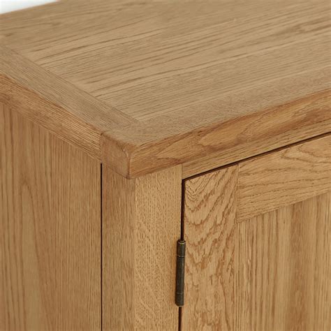 Ancroft Waxed Oak Small Cabinet Doors Fully Assembled Oak World