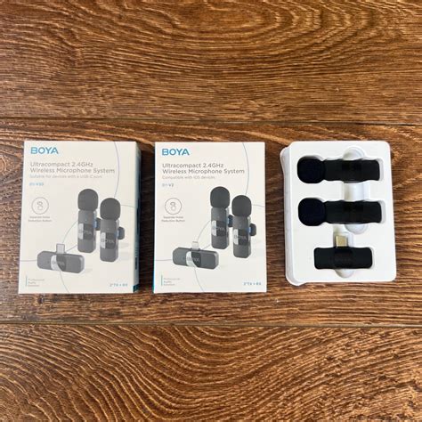 Boya Wireless Mic for iPhone or Android, Audio, Microphones on Carousell