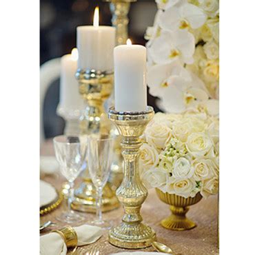 Gold Mercury Candle Holder – Eclat Decor