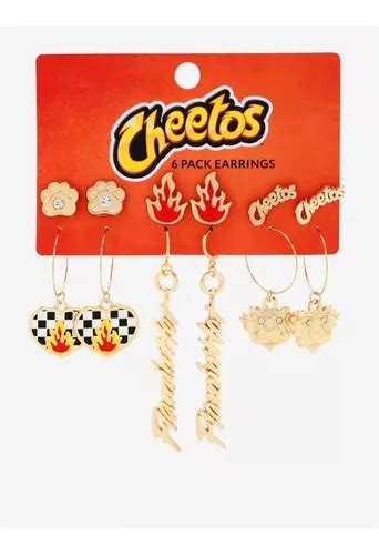 Aretes Cheetos Flamin Hot Pares Meses Sin Inter S