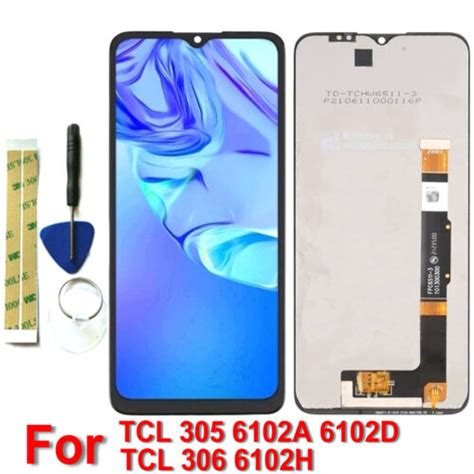 Touch screen Ersatz LCD Display Assembly Für TCL 305 306 6102D 6102A ...