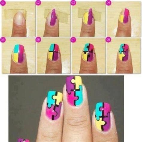 20 Diseños de Uñas Paso a Paso Lindos Tutorial uñas Uñas decoradas