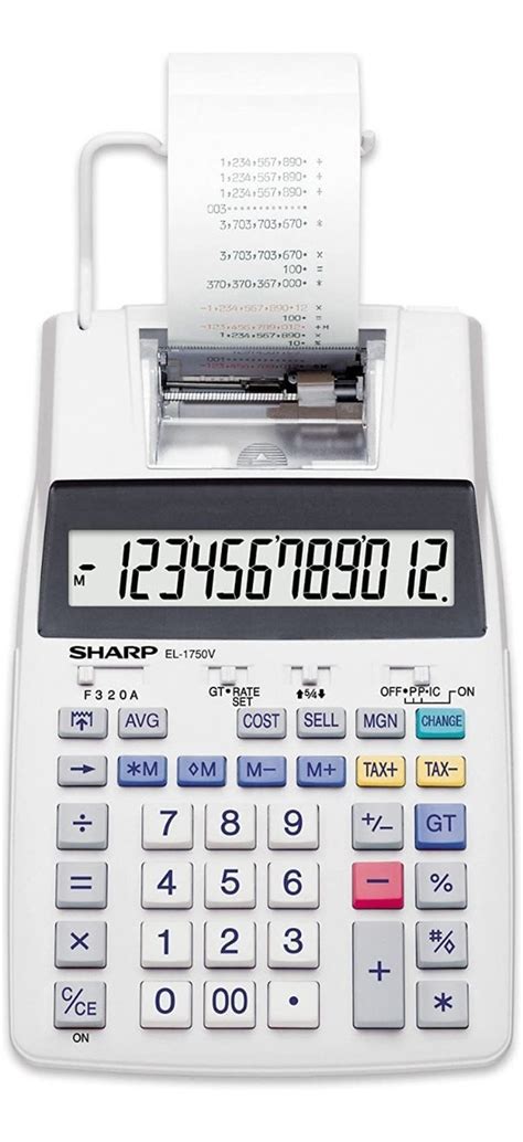 Calculadora C Impressora Sharp El V Bivolt D Gitos