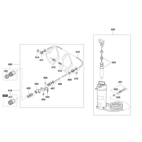 Water Attachment Water Tank Assembly For Makita DPC8111 Disc Cutter