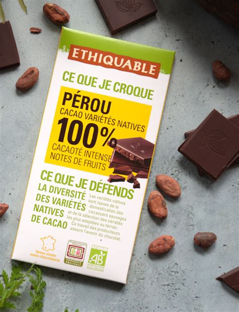 Chocolat Noir P Rou Quitable Bio Ethiquable