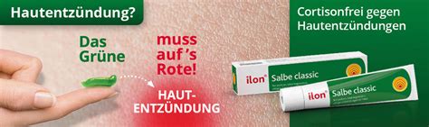 Ilon Salbe Classic Bei Entz Ndungen Der Haut G Versandapotheke