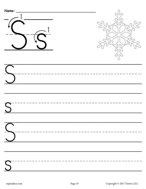 Printable Letter E Handwriting Worksheet Supplyme