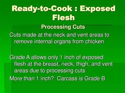 Ppt Poultry Judging Readytocook Carcasses Powerpoint Presentation