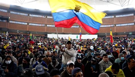 Ecuador La Conaie Realiza Asamblea Popular Con El Grito Fuera Lasso