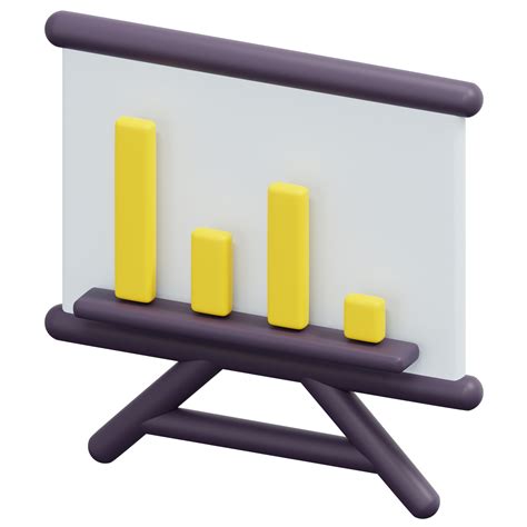 Business Presentation 3d Render Icon Illustration 11647627 Png