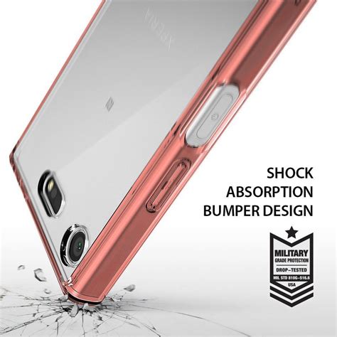 Ringke Fusion Sony Xperia Xz1 Compact Hoesje Rose Gold Gsmpunt Nl