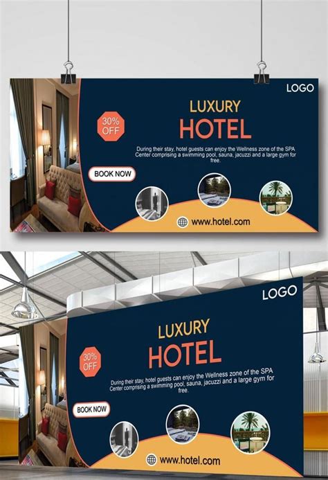 Luxury Hotel Signage Banner Psd Free Download Pikbest Hotel