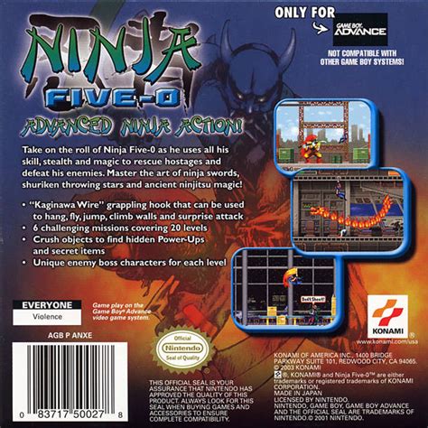 Ninja Five O Usa Gba Rom Featured Video Game Roms And
