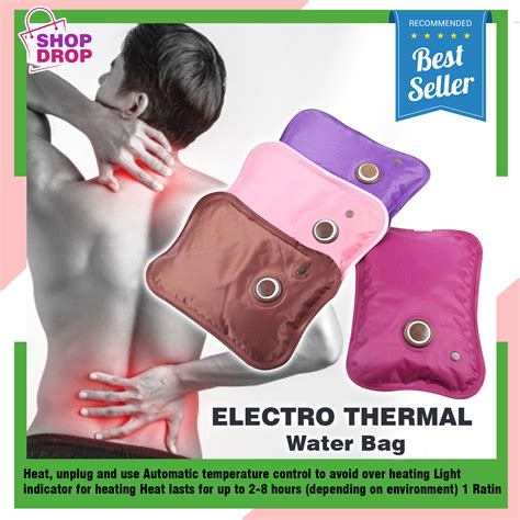 Electric Hot Compress Heat Pack Hot Water Bag Rechargeble Without Water HWB HWB01 Lazada PH