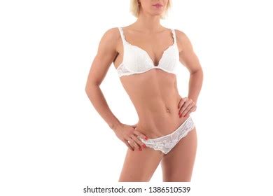 Athletic Girl Sexy White Lingerie On Stock Photo Shutterstock