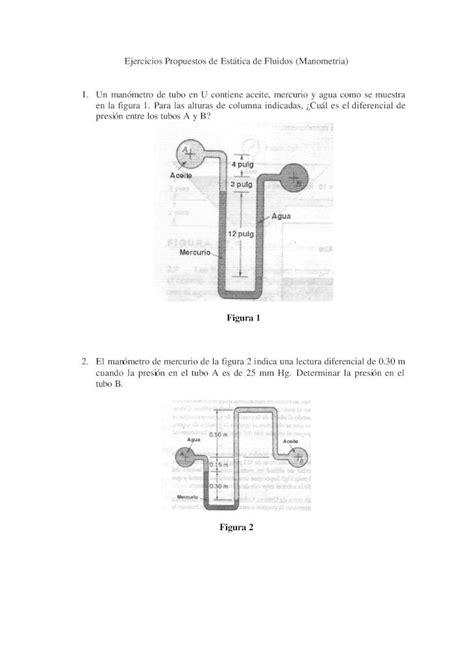 Pdf Ejercicios Manometria Dokumen Tips