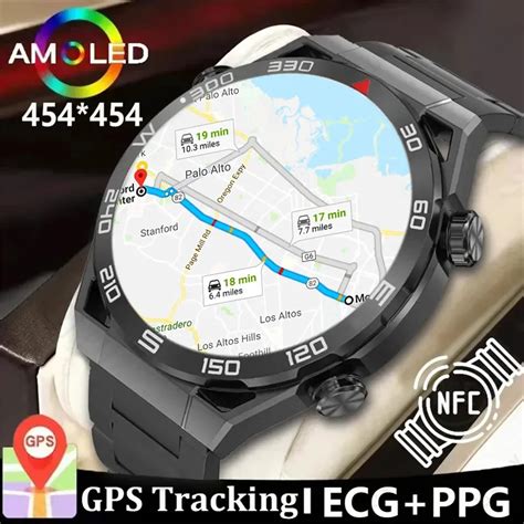 Huawei Montre Intelligente Ndavid Pour Homme Suivi Gps Cran Hd Amoled