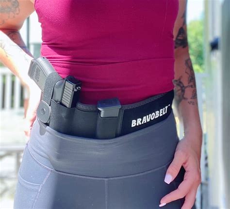 Bravobelt Belly Band Holster For Concealed Carry Athletic Flex Fit For