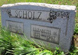 Gustave Scholz M Morial Find A Grave