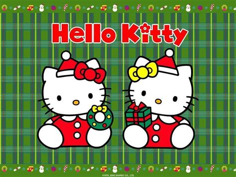 Christmas Hello Kitty Wallpapers Wallpaper Cave