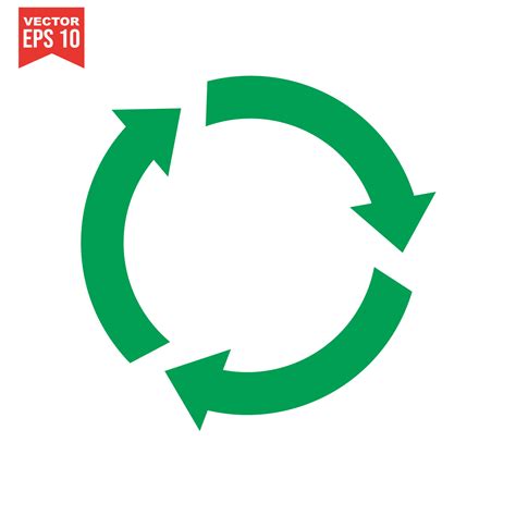 Recycle Icon Set Vector Eps10 6801651 Vector Art At Vecteezy