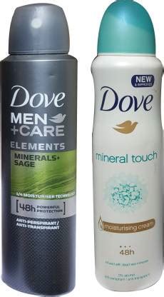 DOVE MINERALS SAGE, MINERAL TOUCH (PACK OF 2) Deodorant Spray - For Men & Women - Price in India ...