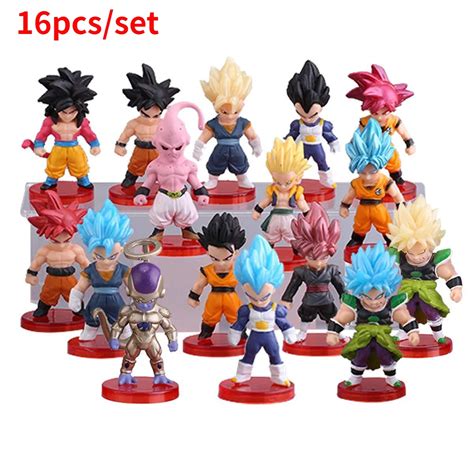 Figuras De Acci N De Dragon Ball Super Saiyan Goku Vegeta Buu