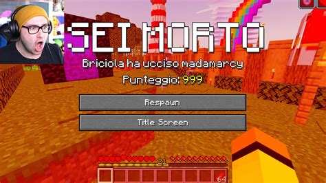 SONO MORTO NEL MONDO HARDCORE DI BellaFaccia MInecraft ITA YouTube