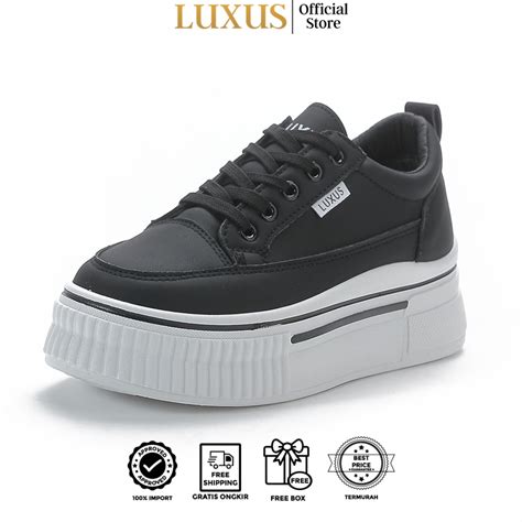 Jual Ready Luxus Aurora Sepatu Sneakers Wanita Korean Import Style