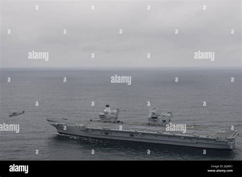 Hms Queen Elizabeth The Royal Navys New Aircraft Carrier Sets Sail From Lossiemouth For The