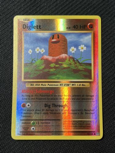 Pokemon Tcg Diglett Reverse Holo Xy Evolutions Nm Near Mint